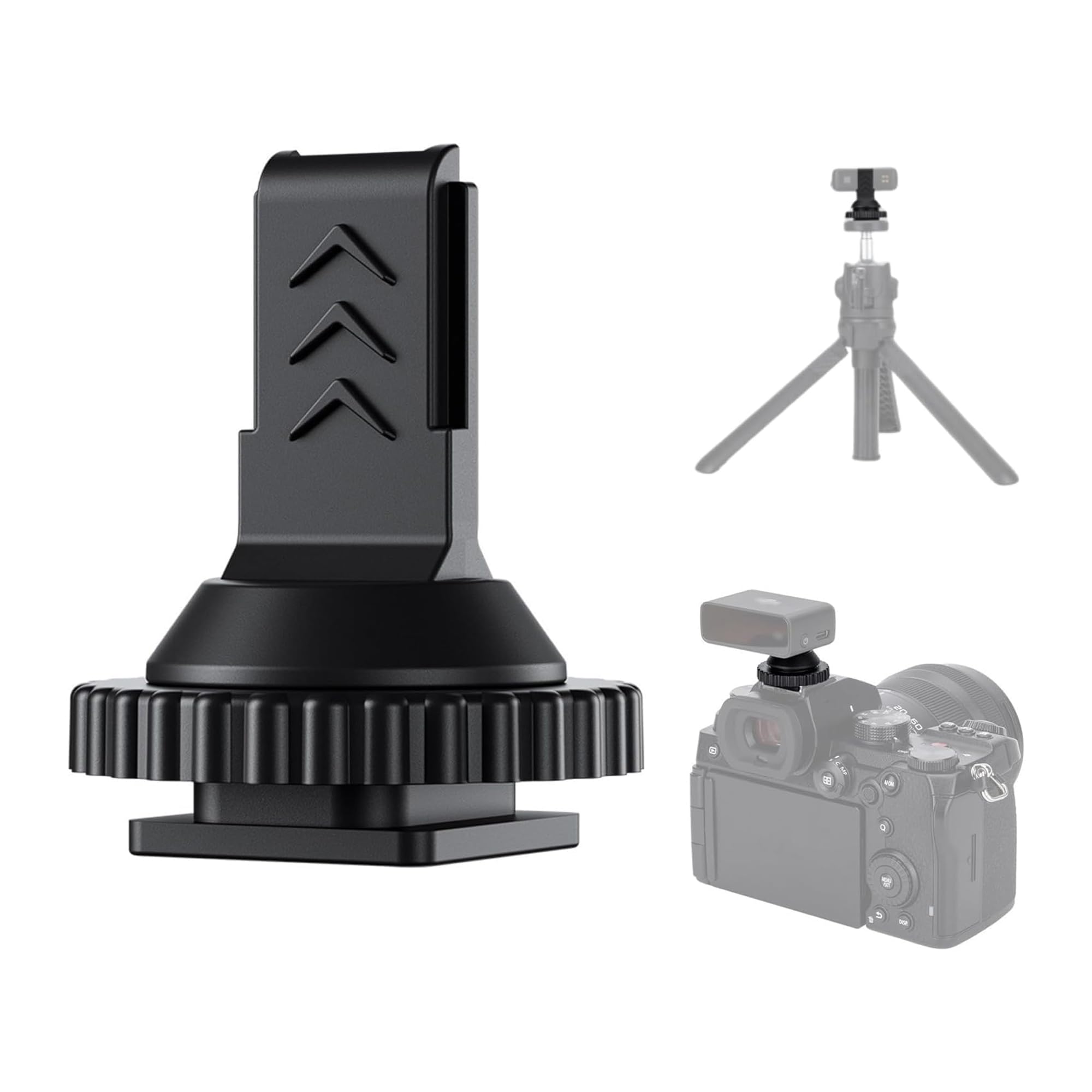 Amazon | JJC DJI Micトランスミッターアダプター コールドシュー